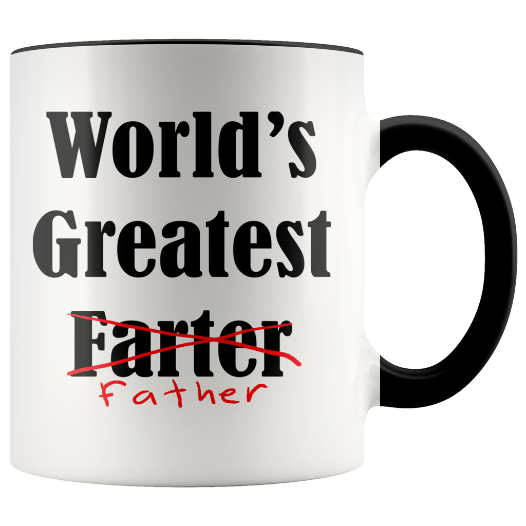 World's Greatest Farter Accent Mug