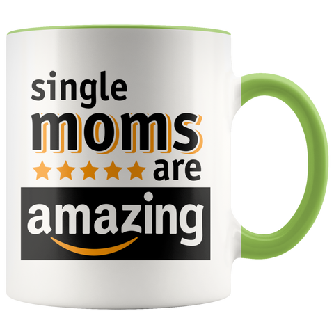 Image of Amazing Single Moms Accent Mug
