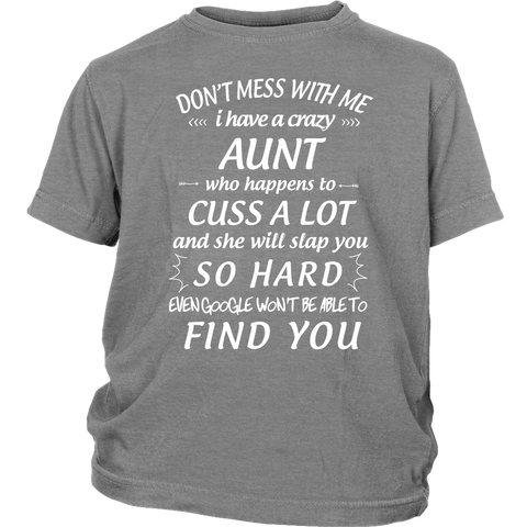 Image of Crazy Aunt Youth Shirt