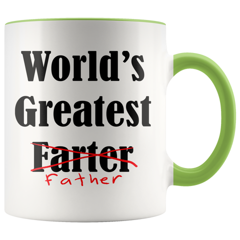 Image of World's Greatest Farter Accent Mug