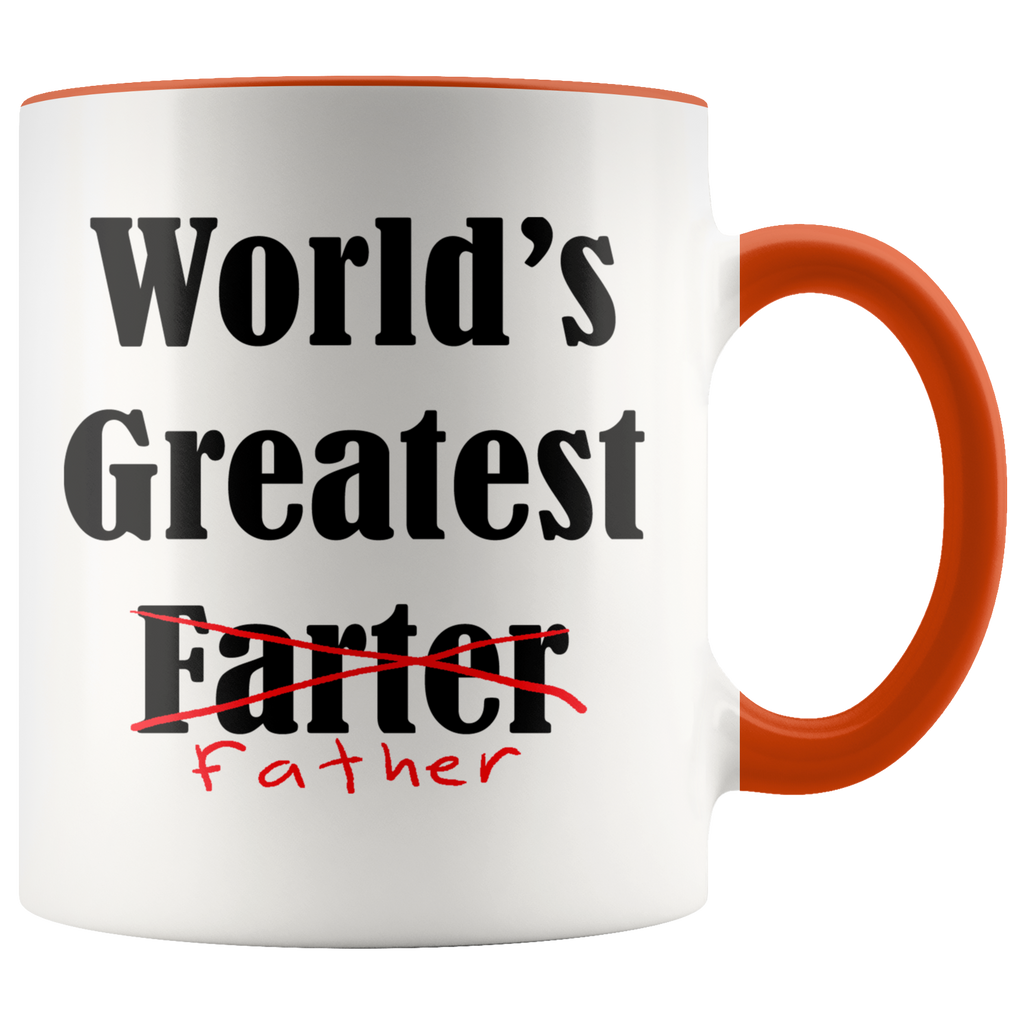 World's Greatest Farter Accent Mug