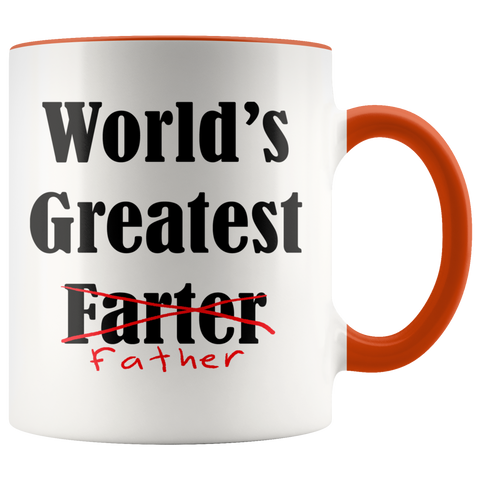 Image of World's Greatest Farter Accent Mug