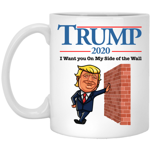 Image of Trump 2020 Mug - My Side Of The Wall