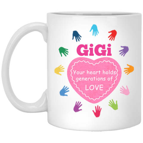 Image of Grandma Personalized Generations Mug