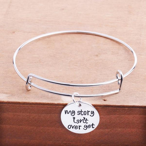 Image of My Story Isn't Over Yet Bangle Bracelet