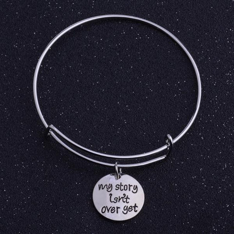 Image of My Story Isn't Over Yet Bangle Bracelet