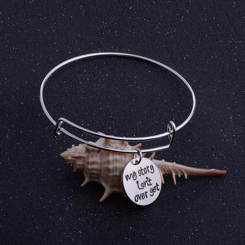 Image of My Story Isn't Over Yet Bangle Bracelet