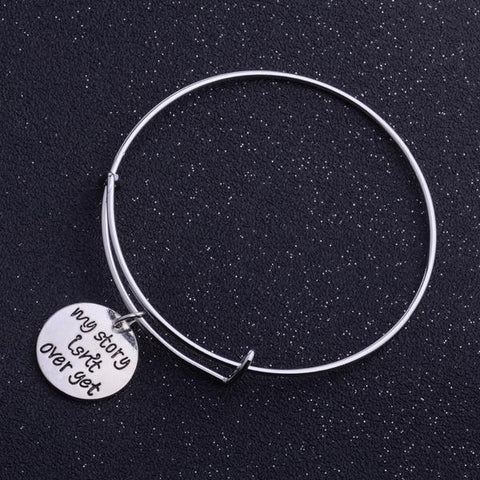 Image of My Story Isn't Over Yet Bangle Bracelet