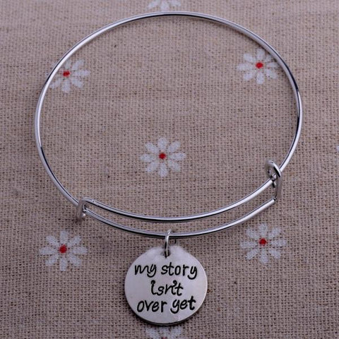 Image of My Story Isn't Over Yet Bangle Bracelet