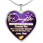 Deserve You - To My Daughter Necklace - Flash Sale