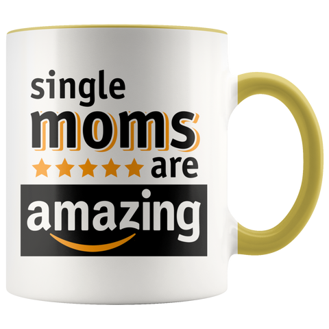 Image of Amazing Single Moms Accent Mug