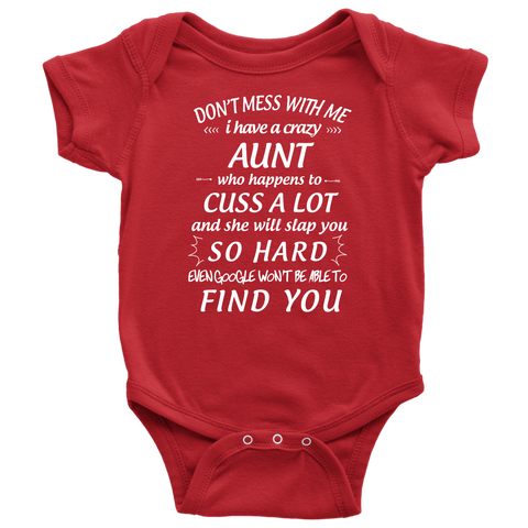 Image of Crazy Aunt Baby Bodysuit