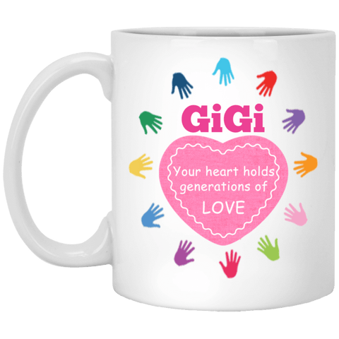 Image of Grandma Personalized Generations Mug