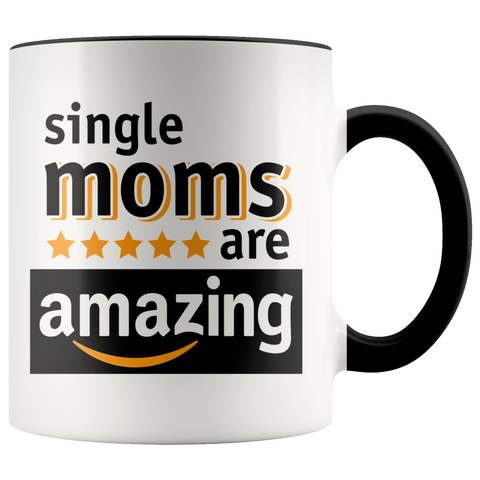 Image of Amazing Single Moms Accent Mug