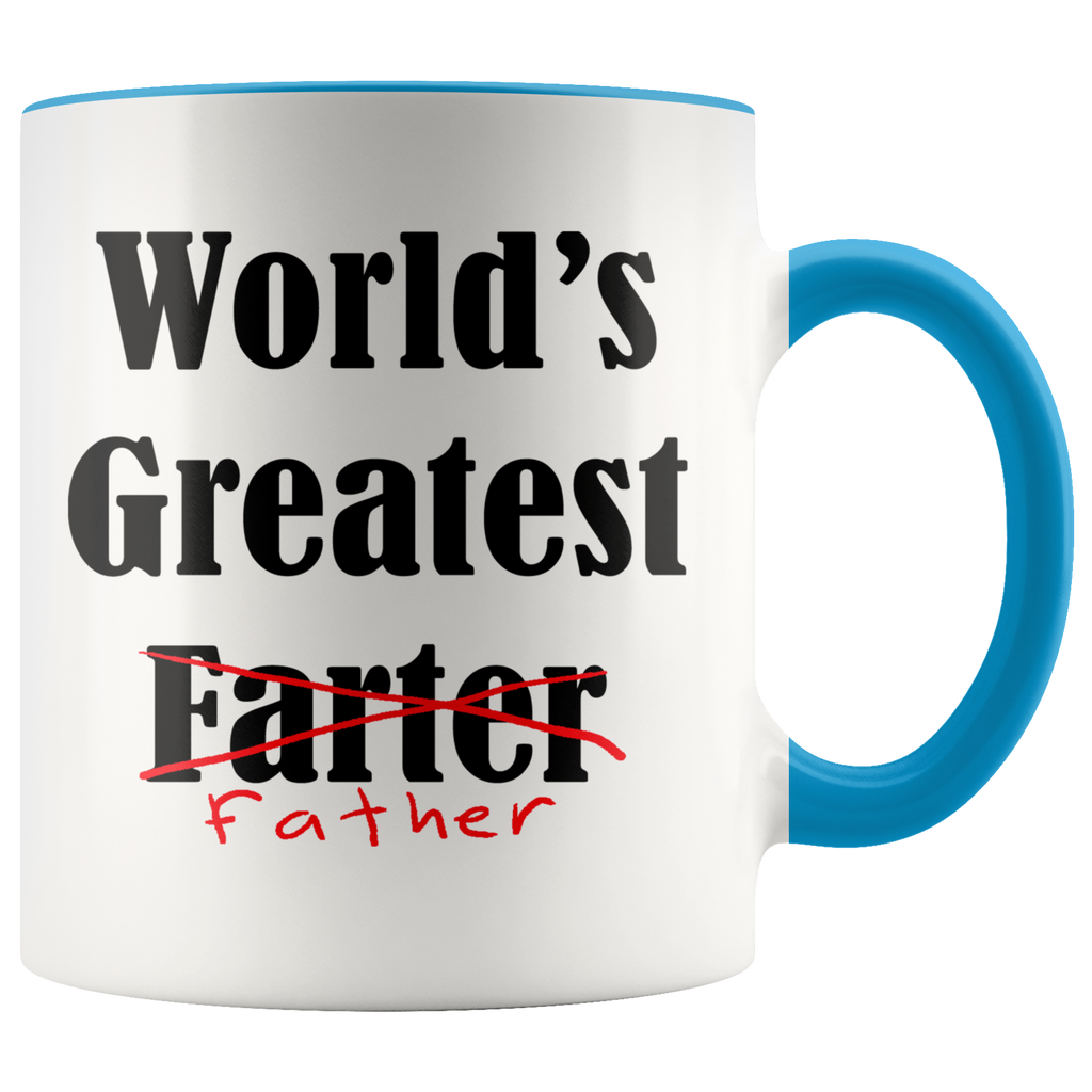 World's Greatest Farter Accent Mug