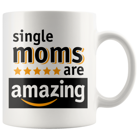 Image of Amazing Single Moms Accent Mug