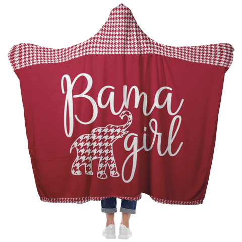 Image of Bama Girl Hooded Blanket
