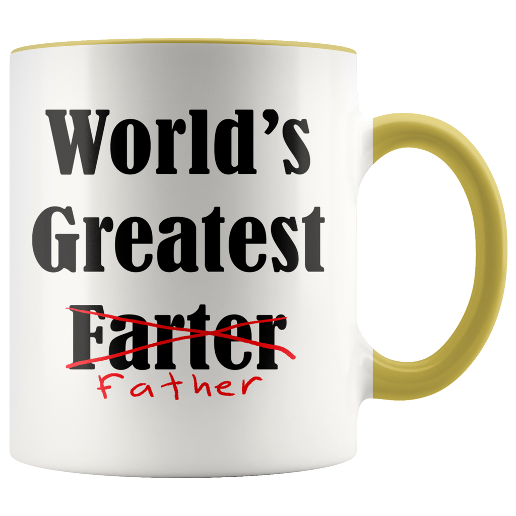 World's Greatest Farter Accent Mug
