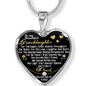 Just Like A Pearl Heart Necklace