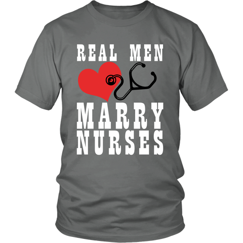 Image of Real Men Marry Nurses Shirt