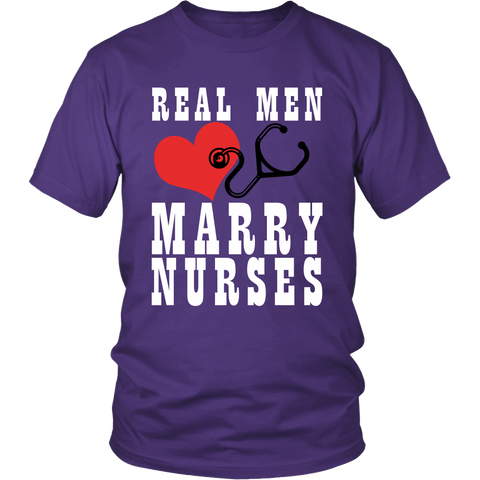Image of Real Men Marry Nurses Shirt