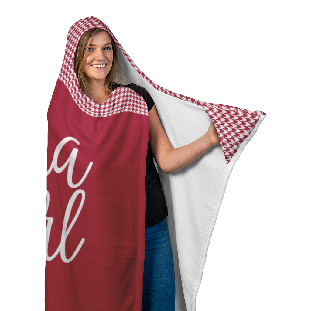 Bama Girl Hooded Blanket
