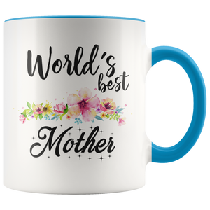 World's Best Mother Accent Mug