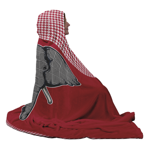 Image of Houndstooth Hooded Blanket