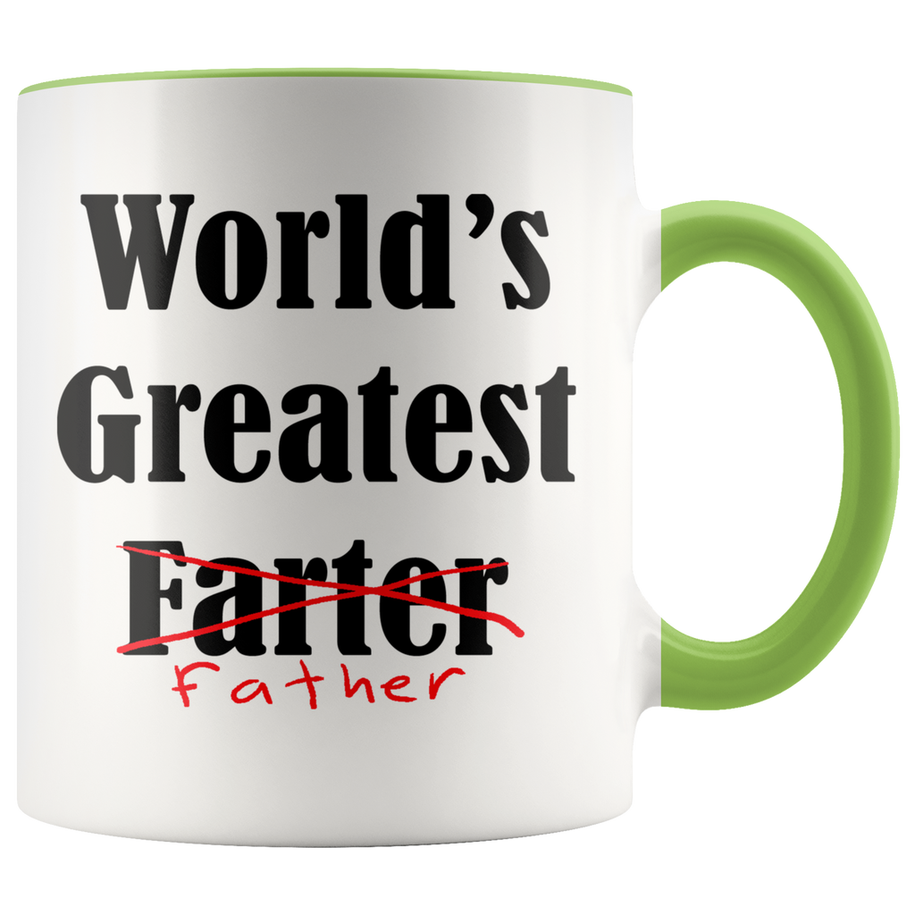 World's Greatest Farter Accent Mug