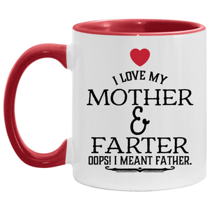 Mother and Father Accent Mug