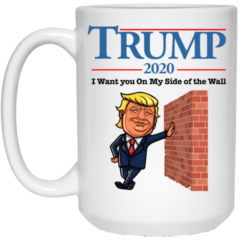 Image of Trump 2020 Mug - My Side Of The Wall