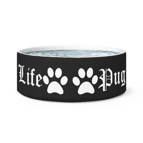 Image of Pug Life Dog Bowl
