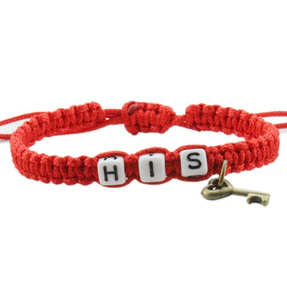 His and Hers Handmade Lovers Bracelet