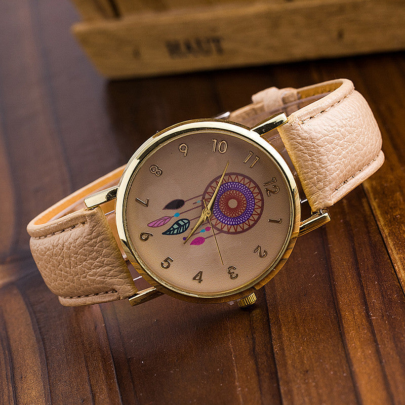 Dream Catcher Watch with Leather Band