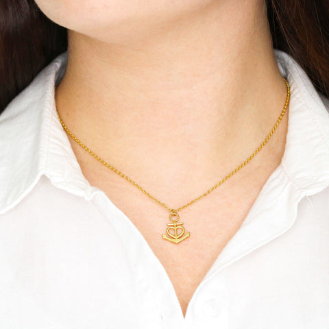 Image of To My Wife - Anchor Necklace