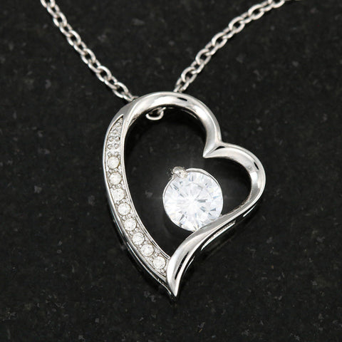 Image of To My Wife Forever Heart Necklace