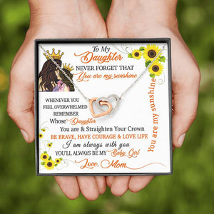 Straighten Your Crown - Interlocking Hearts Necklace