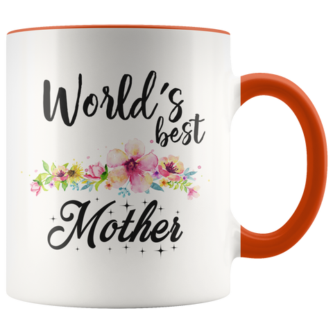 Image of World's Best Mother Accent Mug