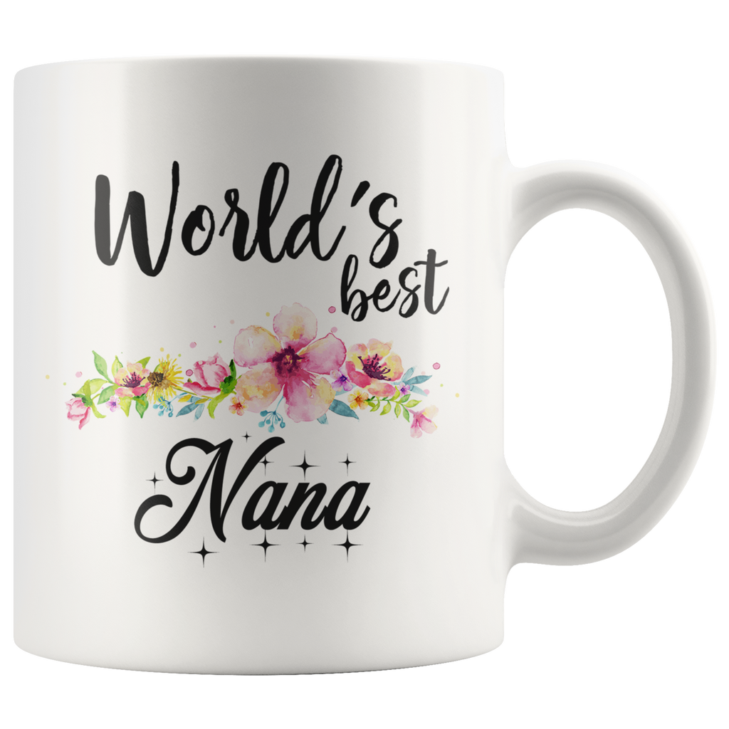 World's Best Nana Accent Mug
