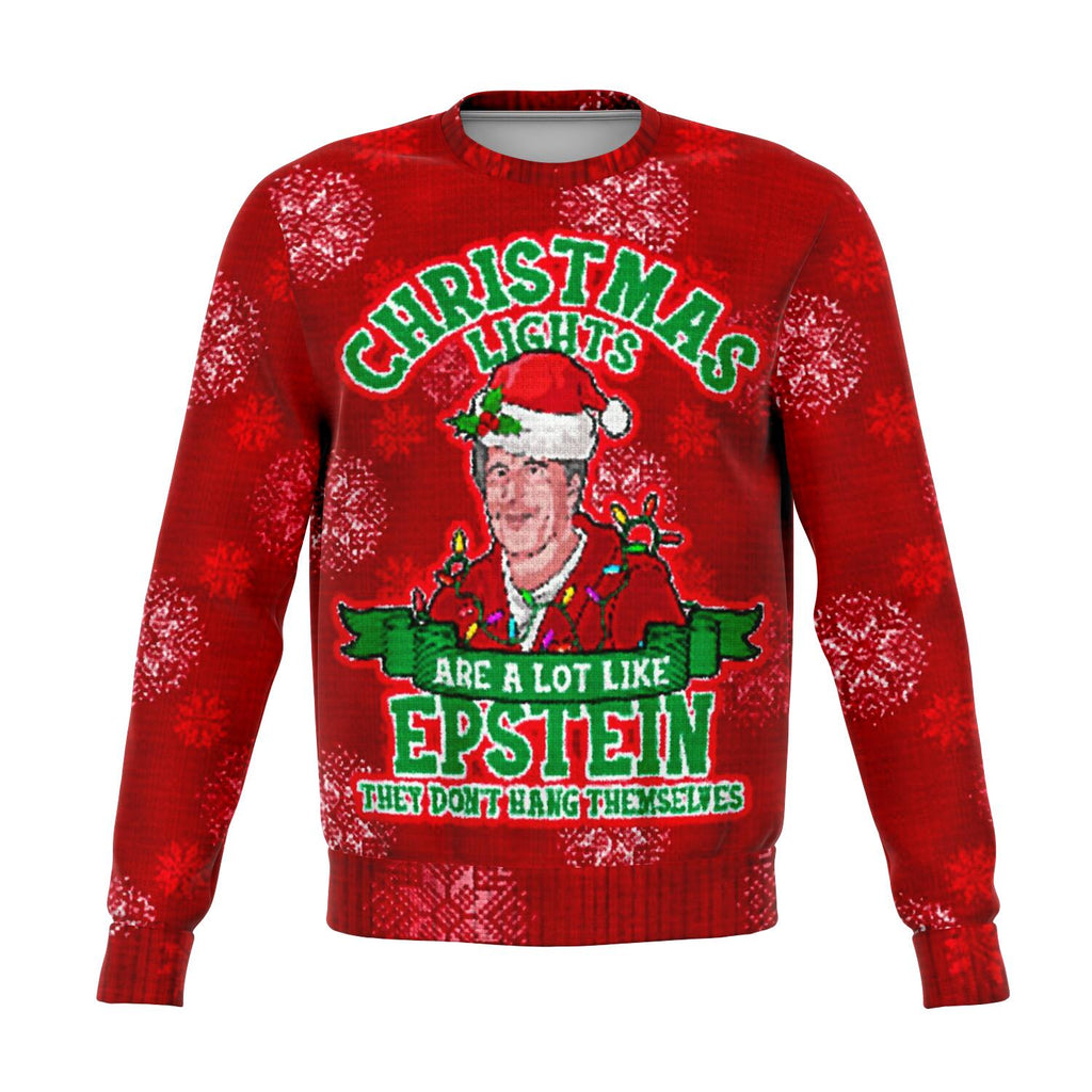 Ugly Sweatshirt-Epstein-Christmas Lights
