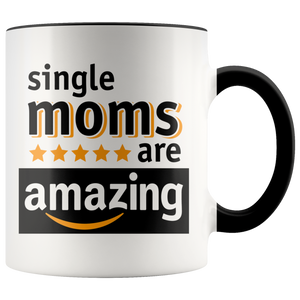 Amazing Single Moms Accent Mug