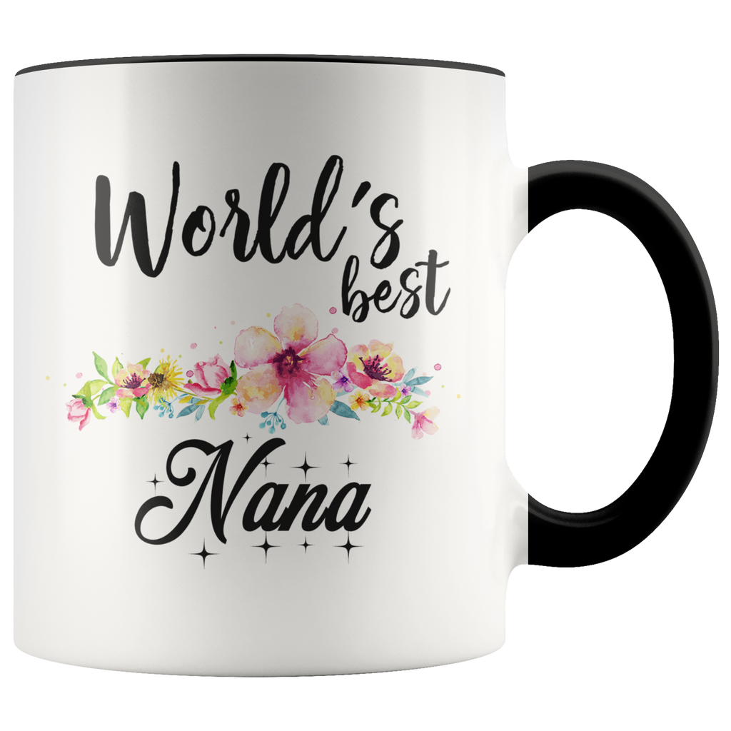 World's Best Nana Accent Mug