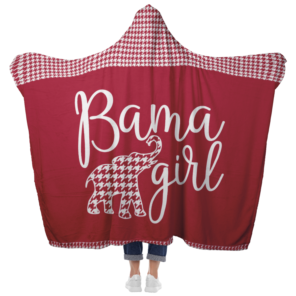 Bama Girl Hooded Blanket