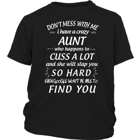 Image of Crazy Aunt Youth Shirt