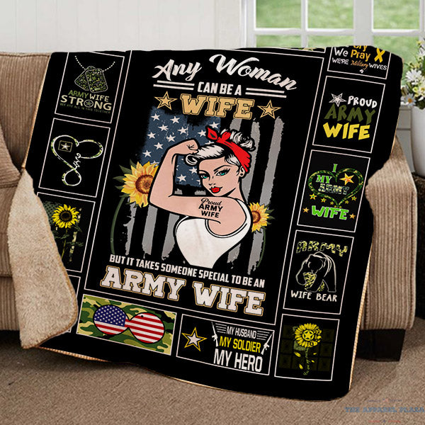 Proud Army Wife Blanket
