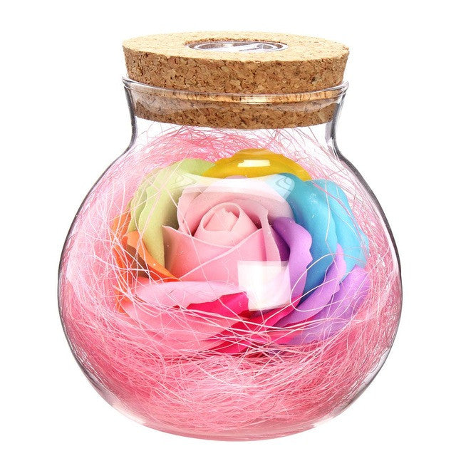 Rose Light Jar