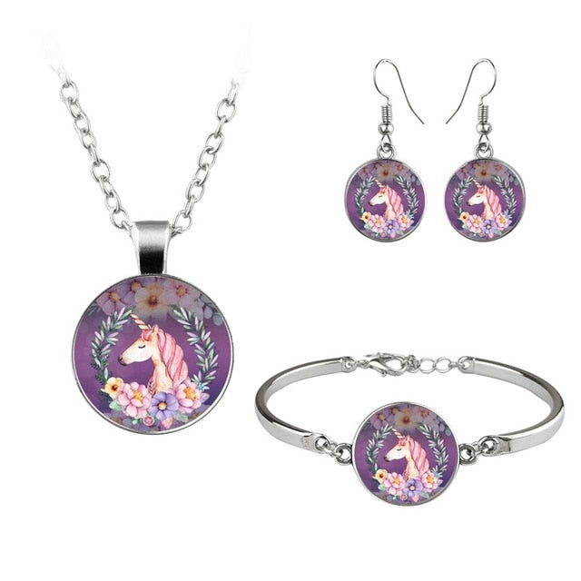 Beautiful Unicorn Jewelry Set