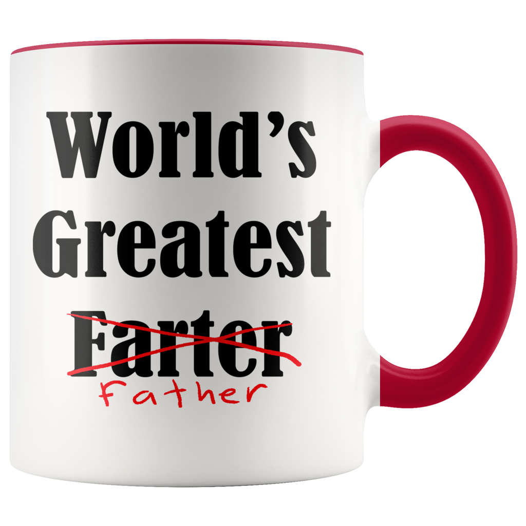 World's Greatest Farter Accent Mug