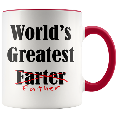 Image of World's Greatest Farter Accent Mug