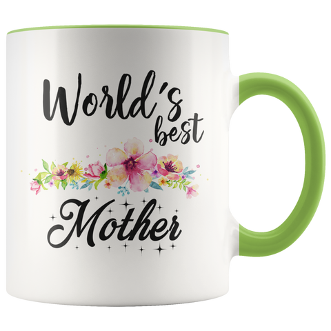 Image of World's Best Mother Accent Mug